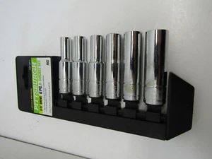 NIB PITTSBURG 3/8" DEEP SOCKET SET TOOL SOCKET WRENCHES - Picture 1 of 2