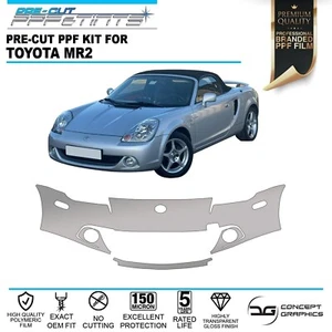 Front Bumper Scratch Stone Chip Guard Paint Protection Film For Toyota MR2 mk3 - Picture 1 of 2