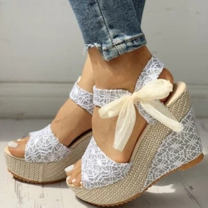 Women Wedges Sandal - Various Sizes and Colors Available - Picture 1 of 12