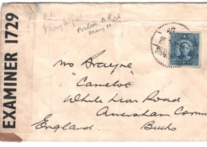CHINA WW2 Cover Shanghai Censor GB Bucks Amersham Common {samwells-covers}MA1819 - Picture 1 of 10