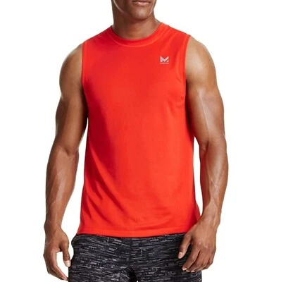 Camiseta para hombre Mission Alpha VaporActive camiseta sin mangas roja ardiente Foto 1 de 2