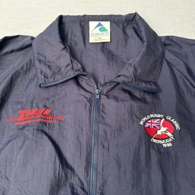 World Rugby Classic Nylon Jacket Size 2XL Bermuda 1998 DHL Augusta Tag - Image 1 of 4