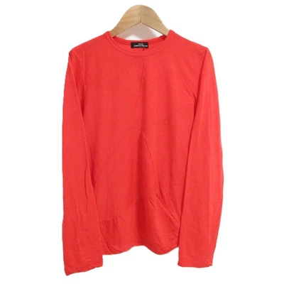 Camiseta COMME des GARCONS Tricot Patchwork Roja Para Mujer Usada Buena Foto 1 de 4