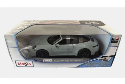 New Maisto Special Edition Porsche 911 Targa 4 GTS (992.2) - Gray,  1/18 Scale - Image 1 of 4