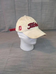 Titleist Golf Footjoy Hat Cap Strap Back Footjoy Youth Kids Cream Adjustable - Picture 1 of 8