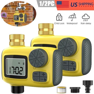 Sprinkler Timer for Outdoor, with Rain Delay & Manual Irrigation for Garden,Lawn - Image 1 of 4