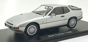 KK 1/18 Scale Diecast KKDC180901 - 1986 Porsche 924 Turbo - Silver - Picture 1 of 5