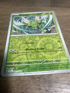 Pokemon Scyther 001/162 Sv05: Temporal Forces Reverse Holo - Picture 1 of 2
