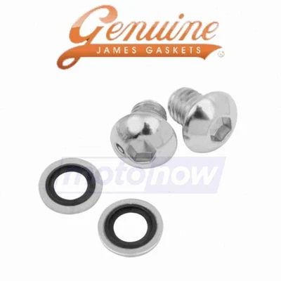 James Gasket Fork Drain Screw Kit for 1984-2007 Harley Davidson FXST Softail my Foto 1 de 4