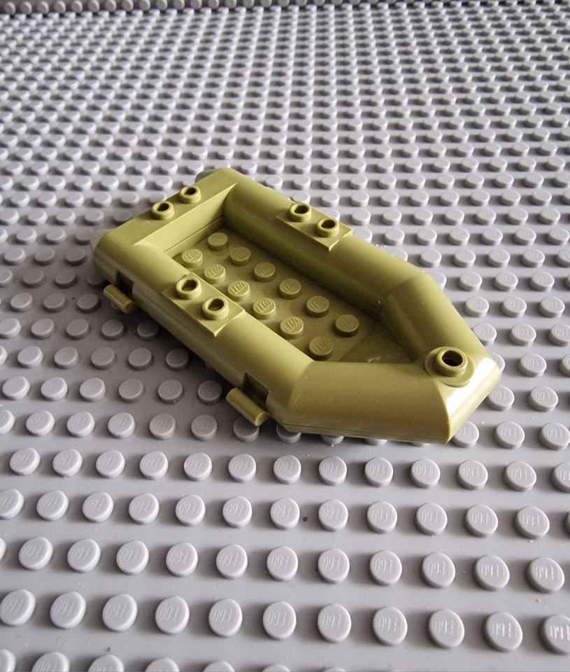 Lego Boot Schlauchboot Ruderboot Olive Grün 1 Stück 30086 A225 - Bild 1 von 1