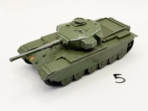 VINTAGE DINKY SUPERTOYS 651 CENTURION TANK ARMY MILITARY MODEL VGC WITH TRACKS - Picture 1 of 5