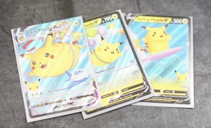 Pokémon TCG Flying Pikachu VMAX 007/025 V 006/025 Surfing V 008/025 Celebrations - Picture 1 of 8
