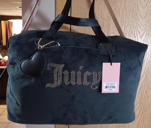 Bolso de Lona Juicy Couture Negro Big Spender Weekender - Imagen 1 de 4