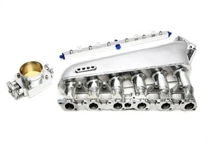 Collettore Aspirazione Completo BMW 3 5 E30 E34 320i 325i 520i 525i M20 Cromo - Imagen 1 de 4
