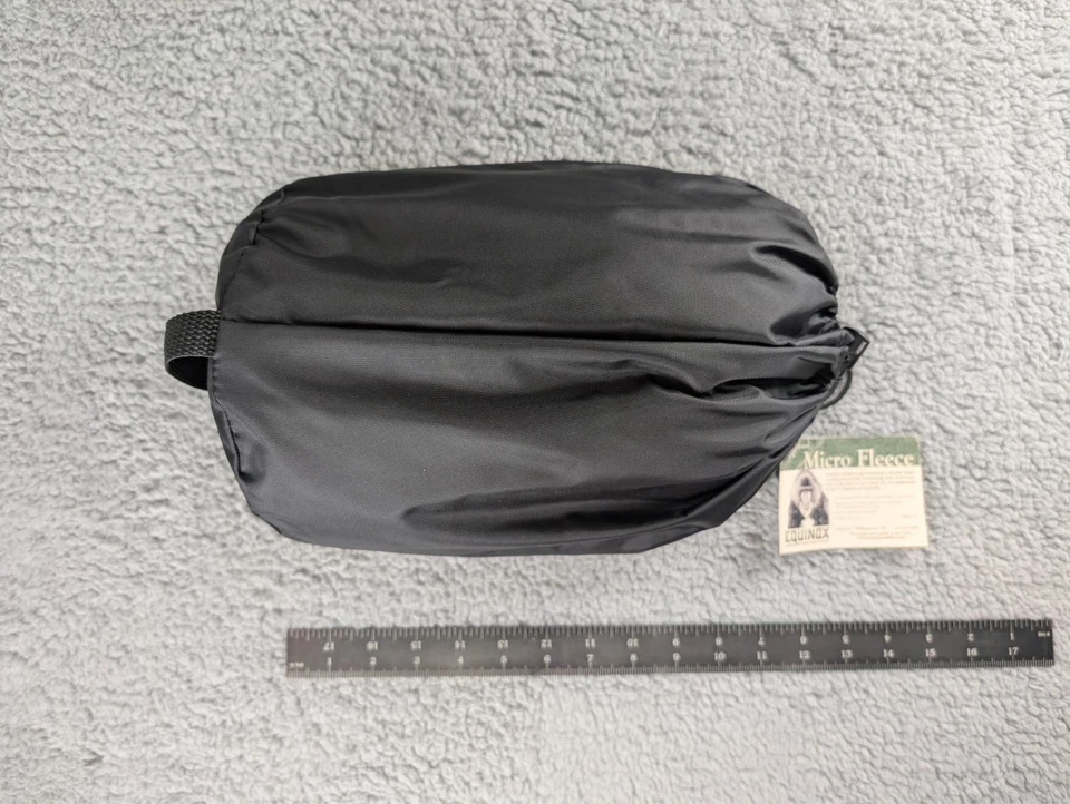 Equinox Mandrill Micro Fleece Mummy Sleeping Bag/Liner - Right Side Full Zip Red - Image 1 of 4