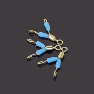 10x Utensili Legatura Girevole Space Bean Otto Tipo Doppio Ganci Contattore Dispositivo Pesce - Foto 1 di 11