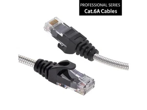 Nippon Labs 25FT CAT.6A Patch Cable Armored Anti-Rodent Slim Cables, 28AWG 25 Fe - Picture 1 of 6