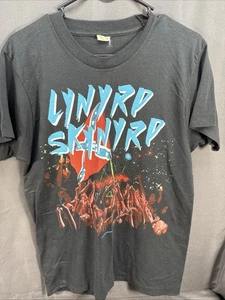 Vintage Original Lynyrd Skynyrd 1988 Tribute Tour Konzert T-Shirt M schwarz - Bild 1 von 5