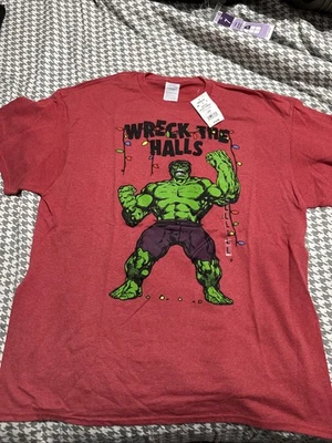 Camiseta de Navidad Hulk - Wreck The Halls - L - Nueva con etiquetas Foto 1 de 3