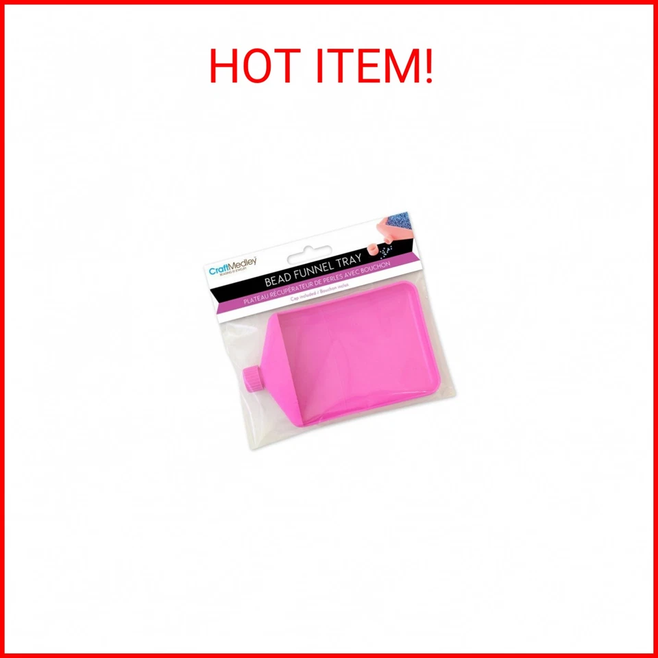 Multicraft Imports BT252 Bead Funnel Tray With Cap