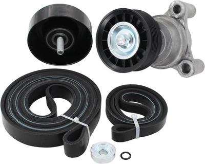 Kit de polea tensora de correa serpentina para Chevy Silverado 1500 GMC Yukon Cadillac Foto 1 de 4