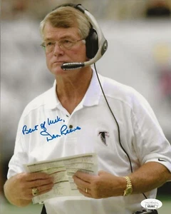 Dan Reeves REAL hand SIGNED Photo #2 JSA COA Autographed NFL Football Coach - Picture 1 of 2