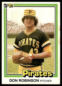 1981 Donruss Don Robinson Pittsburgh Pirates #375