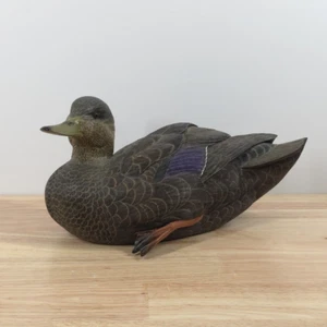 Black Duck Drake Decoy Loon Lake Crow Springs Collection Sam Nottleman 886/2900 - Bild 1 von 13