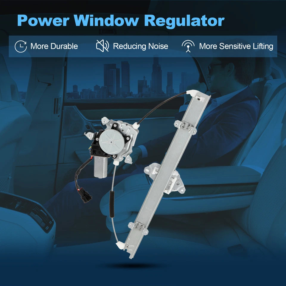 Regulador de ventana eléctrica delantero izquierdo con motor para Nissan Versa 2007-2013 Foto 1 de 4