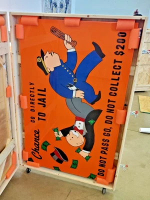 Unique Pop Art - Chance Monopoly Card- Custom Art NOT Alec Monopoly - Image 1 of 4