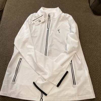 Footjoy Womens Lightweight Woven Jacket Size L New With Tags - Image 1 of 4