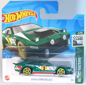 Hot Wheels 2023 #5 - HKH03 - Retro Racers - Dimachinni Veloce . - Imagen 1 de 1