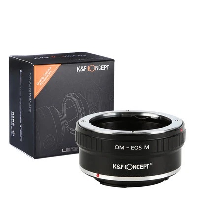 K&F Concept adapter for Olympus OM mount lens to Canon EOS M camera M1 M3 M5 - Image 1 of 4