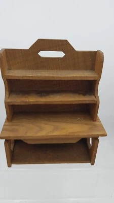 Vintage Hand Made wooden Kitchen Plate Dresser - Image 1 of 4