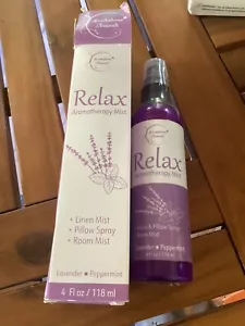 Relax Aromatherapy Spray - Lavender & Peppermint - Room, Linen & Pillow Mist 4oz - Picture 1 of 2