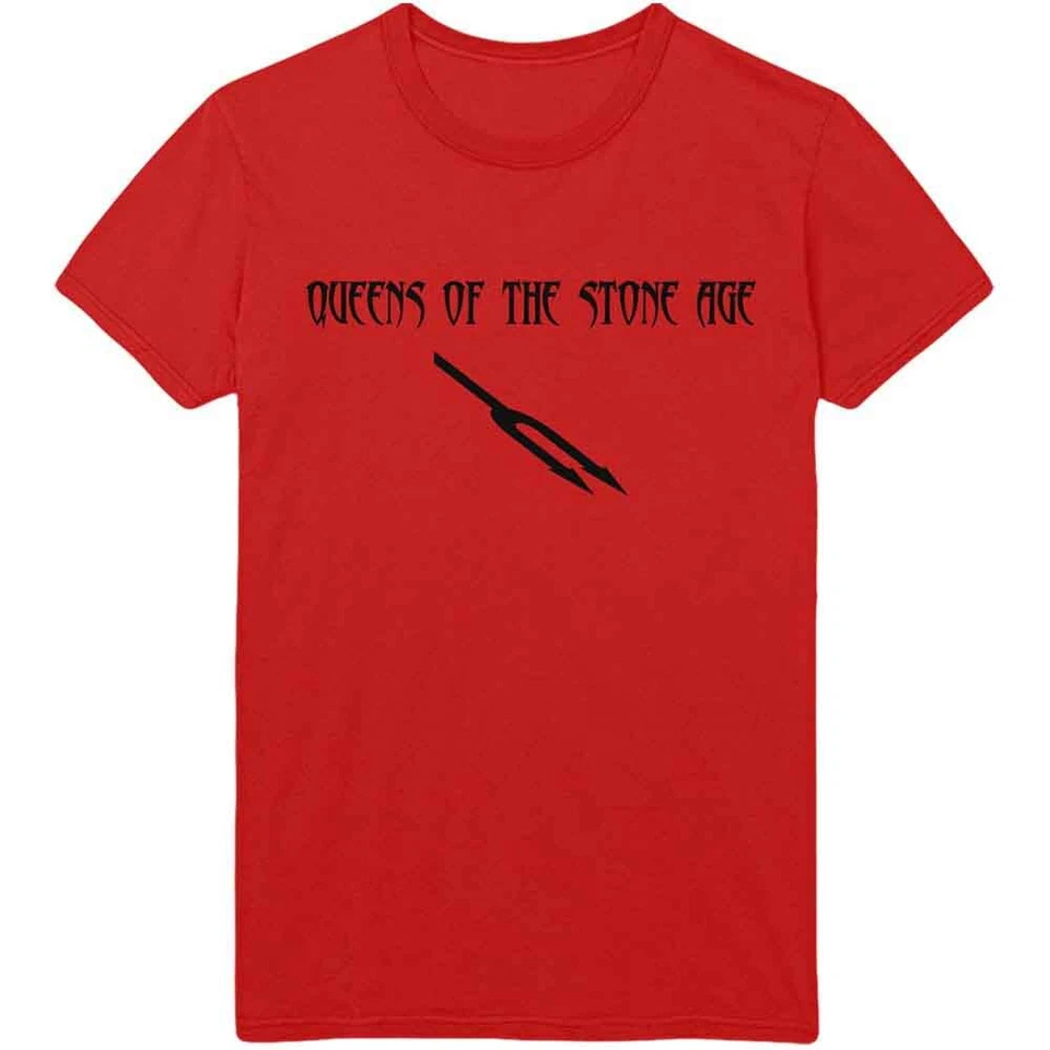 Queens Of The Stone Age Deaf Songs T-Shirt Red New - Image 1 of 1