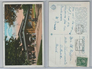 Postkarte, Ohio, The Log Cabin, Euclid Beach Park, Cleveland, 1924 - Bild 1 von 1