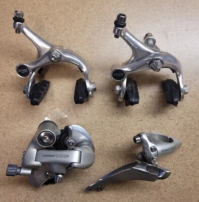 Shimano 105 Vintage 1055 (1998) - 7 Speed Set - Front / Rear Derailleur & Brakes - Image 1 of 4