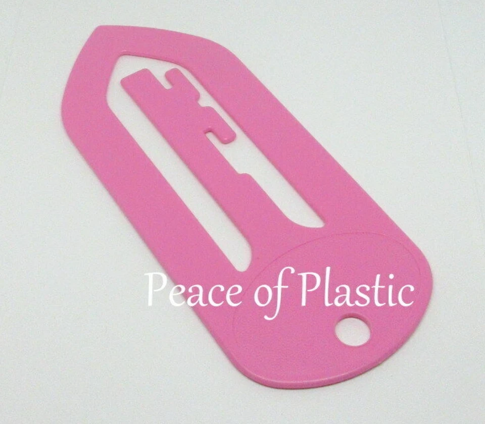 Vintage Tupperware #1454 Paper Clip Book Mark Gadget Pink 6 " New - Image 1 of 1