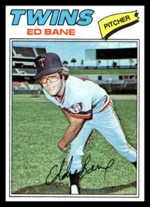 1977 Topps 486 Ed Bane   Minnesota Twins  Baseball Card