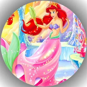 Tortenaufleger Tortenbild Fondant - Oblate Arielle die Meerjungfrau  P27 - Bild 1 von 1