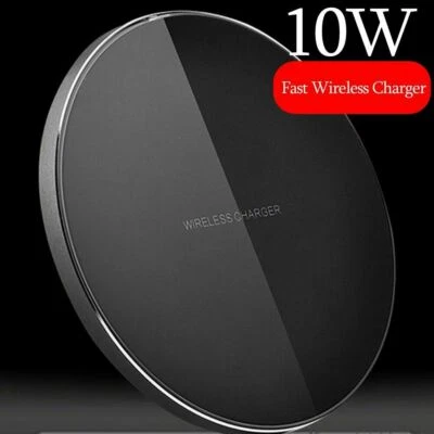 New Qi Fast Wireless Charger Charging Pad For Apple iPhone XS Max Xr X 11 Plus - Image 1 of 4