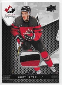 18/19 UPPER DECK TEAM CANADA JUNIORS GAME JERSEY Hockey (#1-81) U-Pick From List