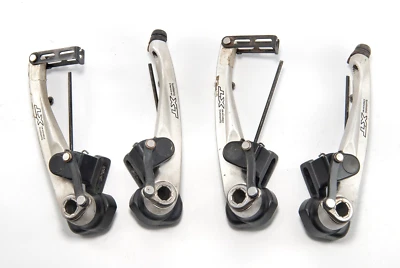 Vintage Shimano Deore XT BR-M760 V-brakes/linear pull brakes, silver - Image 1 of 2