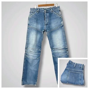 G-Star Raw Jeans Elwood Herren 34x36 Double Knee Motorrad Distressed Grunge Skate - Bild 1 von 11