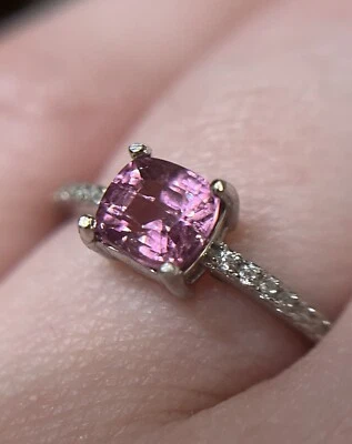 Natural Pink Spinel Ring - Image 1 of 4