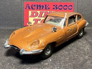 1968-69 Dinky Toys - 131 Jaguar E-Type 2+2 - bronce - espejos répropos y aéreos - Imagen 1 de 12