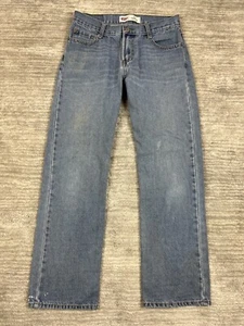 Levis 514 Jeans Boys 18 REG Medium Wash Cotton Blend Straight Leg Denim 29x29 - Picture 1 of 19