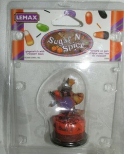 NEW 2005 Lemax Halloween Sugar 'N Spice GingerWitch w/Croissant Moon - Picture 1 of 6