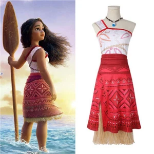 Moana 2 Dresses Costume Fancy Dress Cosplay Party for Kids Girls Adult Womenの - Picture 1 of 20
